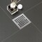 Kibi 4in Tile-In Shower Drain - Chrome KFD0401BG - alternate 5